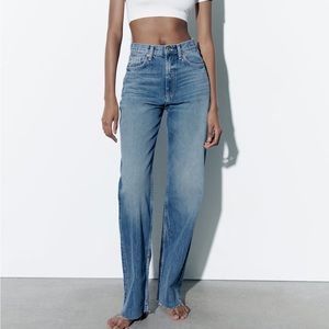 LOW-RISE TRF BOYFRIEND JEANS - Gray